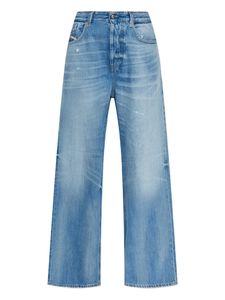 Jeans de Mezclilla para Mujer, Cintura Alta, Holgados, Cómodos, Sólidos, Transpirables, Corte Holgado, Estilo Casual de Primavera/Invierno, Pantalones Anchos Oscuros - Product Image 5