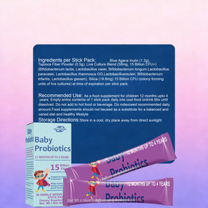 Marques privées OEM, poudre instantanée probiotique, complément alimentaire à base de plantes pour enfants, favorise la digestion et la santé immunitaire - Product Image 4