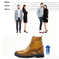 Bottes pour hommes sur mesure en gros d'usine, bottes rehaussantes invisibles de 10 cm, bottes d'extérieur en daim de haute qualité pour hommes