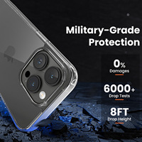 Coque de téléphone compatible avec Apple 17, coque de téléphone iPhone Air, coque transparente en TPU, coque de téléphone Apple 16, coque de téléphone Apple