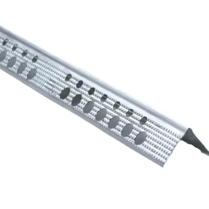 Protectores <span class=keywords><strong>de</strong></span> Esquinas <span class=keywords><strong>de</strong></span> Perfil Metálico con Anillos Redondos para Enlucido, Ángulo Metálico Perforado para Esquinas <span class=keywords><strong>de</strong></span> Pared, Perfil <span class=keywords><strong>de</strong></span> Esquina <span class=keywords><strong>de</strong></span> Acero Galvanizado para Yeso - Product Image 2