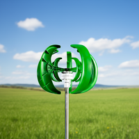 Générateur éolien à axe vertical Luvorb 800W à double turbine, démarrage à faible vitesse, surveillance des lumières et électrification rurale