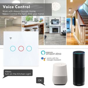 Chuyển Đổi Ánh Sáng Với Chỉ Số LED Ánh Sáng Tường Điện Thông Minh Từ Xa Nhà Với Alexa Nspaniel Phổ Wifi Fan Điều Khiển Bằng Giọng Nói Chuyển Đổi - Product Image 4