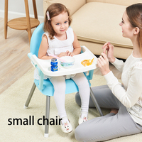 Chaise haute pliable 3-en-1 antidérapante pour bébé, en plastique, avec coussin moelleux, pour l'alimentation des enfants – Fournisseur d'usine