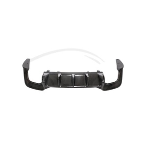 Diffuseur de pare-chocs arrière en fibre de carbone sèche Kit d'échappement Pièces détachées pour <span class=keywords><strong>Audi</strong></span> A5 S-line <span class=keywords><strong>S5</strong></span> 2020 <span class=keywords><strong>2021</strong></span> 2022 Tuning Accessory - Product Image 2