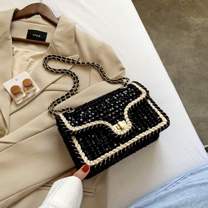 Pequeño bolso de cadena de lana para mujer, <span class=keywords><strong>2020</strong></span> otoño/invierno nuevo estilo coreano de moda, versátil bandolera de un solo hombro a la moda S - Product Image 6