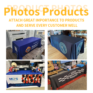 Tùy Chỉnh Căng Hình Chữ Nhật Khăn Trải Bàn Với Logo Thương Mại Cho 4ft/6ft/8ft Nhà Bảng Cho Kỳ Nghỉ Sinh Nhật Đảng Khăn Trải Bàn - Product Image 6