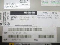 Modicon Pc-a984-145 Nsmp