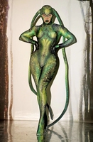 Meilleures ventes : Combinaison une pièce pour femme, costume de scène de cosplay extraterrestre à tentacules volants, thème Halloween Horreur, tenue de performance