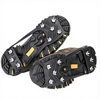 Crampons à glace à 8 pointes, antidérapants, pour l'hiver, fabriqués directement en usine, pour la neige et la glace