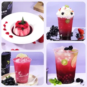 Mermelada de Arándanos Dunhuang 1.2kg, Pulpa de Fruta con Partículas de Bayas, para Té con Leche, Postres, Smoothies, Hielo Raspado, Té de Frutas, Henan 365 Días - Product Image 4