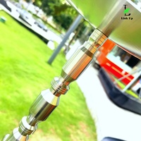 Ensemble de narguilés allemands en acier inoxydable Original MIG 3.0 Premium Hookah 2 Hose Pipe Lounge Bar Cafe Restaurant Smoke Shisha Hookah