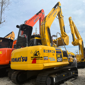 รถขุดตีนตะขาบ KOMATSU PC130-7 มือสอง 13 ตัน จากญี่ปุ่น พร้อมลูกปืนและวิดีโอตรวจสอบ - Product Image 1