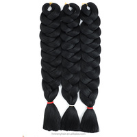 Cheveux à tresser Jumbo très demandés, 24 pouces, tresses africaines au crochet, 100g/pièce, extensions de cheveux synthétiques Yaki Ombré en gros