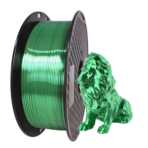 <span class=keywords><strong>Filament</strong></span> PLA Soie Haute Qualité 1,75 mm 1 kg <span class=keywords><strong>Rouge</strong></span> Doré Brillant pour Imprimante 3D - Product Image 2