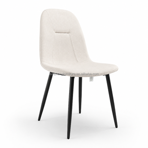 Fauteuil d'appoint en lin naturel ; un fauteuil respirant et décontracté adapté aux salons et aux chambres, livraison directe <span class=keywords><strong>de</strong></span> l'usine. - Product Image 2