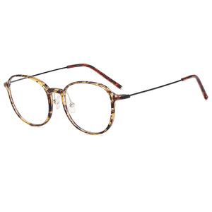 Full Rim Round <b>Eyeglasses</b> <b>Frames</b> Resin Lens Anti Blue Light Blocking Unisex Lightweight 2024 - Product Image 2