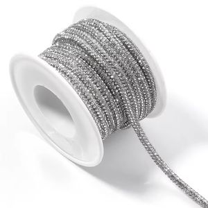 Cordon de cristal rond de 4 mm de largeur, cordon de cristal scintillant, cordon de coton scintillant, garniture de cordon, bricolage, bijoux, sacs, capuches, cordon pour chaussures - Product Image 1