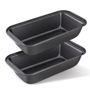 Carbon Steel Nonstick Loaf Pan with <strong>Easy</strong> Grips Handles Rectangular Baking Bread Bread <strong>Toast</strong> Mold - Product Image 1