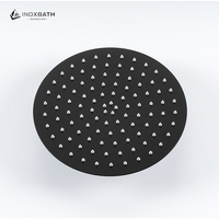 Ensemble de robinet de douche en acier inoxydable 304 chromé de style européen à poignée unique pour salle de bain, hôtel, hôpital, jet de pluie, massage, pause