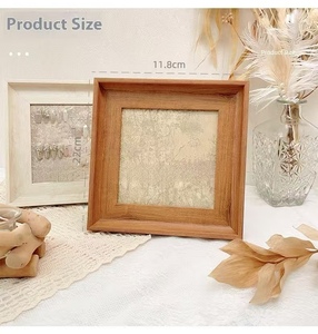 إطار صورة من الحبوب الخشبية بنمط عتيق على الطراز الأوروبي ، لوحة عرض بطاقة ملونة للأظافر ، إكسسوارات وخلفيات لفن الأظافر - Product Image 6