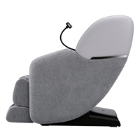 Chaise de massage Shiatsu 4D de luxe en cuir PU de haute qualité, modèle électrique réglable, avec rail extra long pour un usage domestique