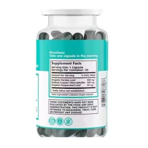 Cápsulas de Clorofila Desodorantes Naturales de Venta Caliente con Etiqueta Privada de Fábrica OEM ISO, Aroma Fresco, Elimina el Olor Corporal, Magia para la Piel - Product Image 4