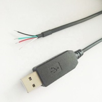 USB à RS485 Câble 4 BROCHES câble Série FTDI Chip avec UN B SCR GND Fil Fin Pour LE PLC modBus ProfiBus