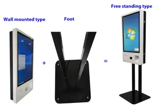 21.5 32 Inch Fast Food Self Service Kiosk Self Payment Order Kiosk For McDonald's KFC RestaurantS Self Ordering Kiosk