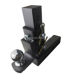 Nuovo A1TOPFUN <span class=keywords><strong>Gancio</strong></span> di <span class=keywords><strong>Traino</strong></span> Regolabile in Acciaio e Alluminio per Ricevitore da 2 Pollici, Sfera Solida, Sollevamento/Abbassamento di 2 Pollici, Resistente 3500 libbre, Nero - Product Image 3