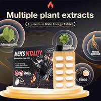 Complément alimentaire naturel à base d'herbes pour la vitalité masculine, en comprimés, pour soutenir l'énergie, la performance hormonale et la libido (OEM/ODM)