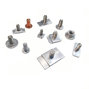 Pernos de Batería de <span class=keywords><strong>Aluminio</strong></span> Redondos y Cuadrados de Tamaño Personalizado M5 M6 M8, Pernos de <span class=keywords><strong>Electrodo</strong></span> para Baterías Prismáticas, Soldadura Láser - Product Image 2