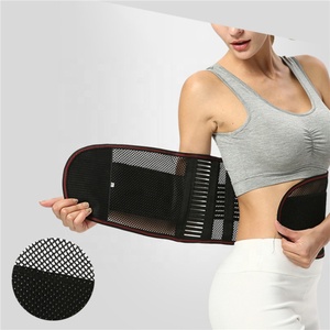 Cintura da allenamento regolabile in vita uomo donna tutore per la parte bassa della schiena supporto per la colonna vertebrale cintura in vita corsetto lombare traspirante ortopedico - Product Image 4