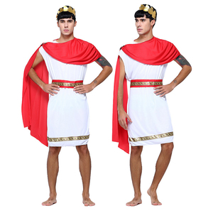 Togues de cosplay grecques et romaines antiques de haute qualité Madeshine, costume de prince Apollon rouge pour homme adulte, idéal pour les fêtes et les événements TV/cinéma - Product Image 6