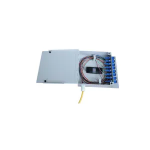 Indoor wall mounted 4C-16C metal fiber optic distribution box popular design for FTTH solutions