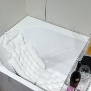 Cuscino da bagno in rete 4D di lusso all'ingrosso stile moderno supporto per il collo ergonomico con antiscivolo ispirato al bagno Spa per bambini - Product Image 2