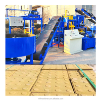 Ligne complète de machine de fabrication de blocs de ciment hydraulique entièrement automatique contrôlée par PLC QT4-15 pour briques creuses et emboîtables de haute qualité