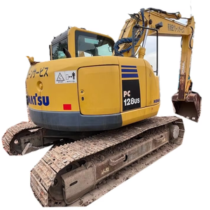 Excavateurs Komastu PC128 d'occasion en bon état Moteur Komastu 13 tonnes Kubota d'occasion Godet hydraulique Accessoires - Product Image 1