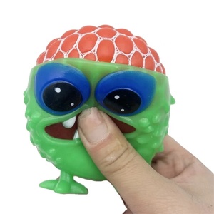 Wholesale Stress Relief <b>Ball</b> Monster Squishy Toy Halloween Rubber Grape <b>Ball</b> Fidget Toys Sensory Kid Toy <b>Squeeze</b> - Product Image 2