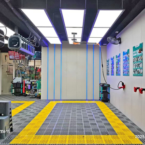 Solution de mise en équipement pour atelier de detailing automobile : Bande lumineuse LED longue, Grille de drainage emboîtable, Enrouleur de tuyau complet et Pack d'outils - Product Image 4