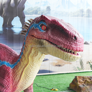 Usine d'animation Longtu, dinosaure mécanique géant réaliste pour parc d'attractions, Velociraptor - Product Image 3