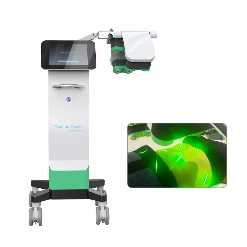 Low-level Laser Therapy 10D Laser 532nm New Upgrade Green Light Body Slimming Cellulite Laser Maxlipo Slim System