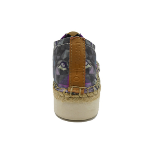 Venta caliente al por mayor de alta calidad de marca hecha a mano slip on mocasines Lino yute zapatillas planas personalizadas señoras mujeres hombres alpargatas - Product Image 5