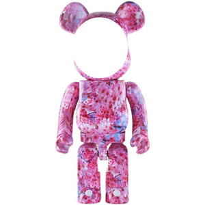 Bearbrick Sakura 400% Figurine Ornament Exquisite Modeling Resin sculpture Decoration Customize Bearbrick