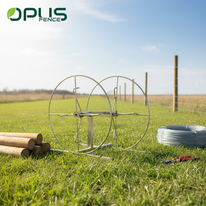 Hpsfence 800mm Fil de clôture électrique étanche, enrouleur de fil, facile à assembler pour les fermes de cerfs - Product Image 1
