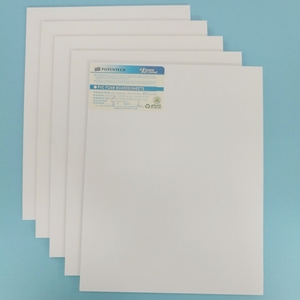 Potentech 4 'x 8' Feuille de mousse de coextrusion en PVC blanc Panneau de mousse en PVC personnalisé pour meubles - Product Image 2