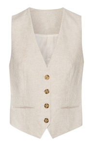 ชุดเดรสทำงานทำจากผ้าขนสัตว์สำหรับผู้หญิงมีกระดุมเป็นมิตรต่อสิ่งแวดล้อม - Product Image 2