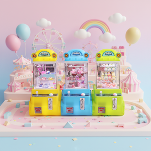 Mini Grúa de Juguete Colorida para Niños, Máquina de Arcade para Centros Comerciales, Funciona con Monedas, Juegos Infantiles Pequeños, Muñecas, Parque de Diversiones CM006 - Product Image 4