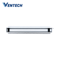 Diffuseur linéaire invisible Ventech, diffuseur d'air linéaire caché en aluminium avec éclairage