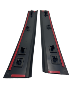Moulure de garniture de pilier B pour <span class=keywords><strong>porte</strong></span> <span class=keywords><strong>coulissante</strong></span> extérieure de voiture 5020667AA 5020666AA Compatible avec Dodge/Chrysler Fabrication d'origine - Product Image 2